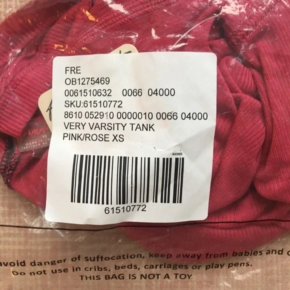 Free People Movement Tank Top Pink Size XS NWT - Picture 6 of 6